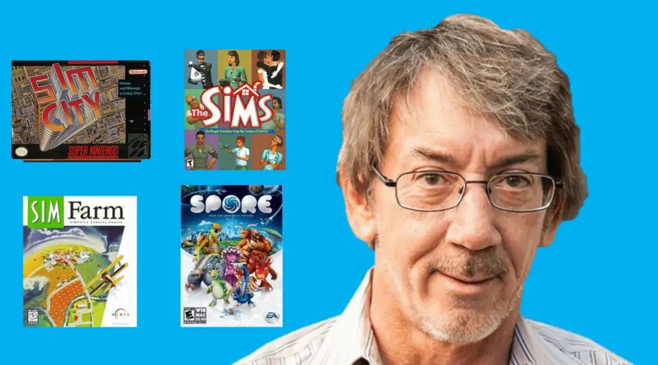 Will Wright, twórca gier The Sims, SimCity, SimFarm i Spore. Z tych gier skąd pochodzi jego sukces.