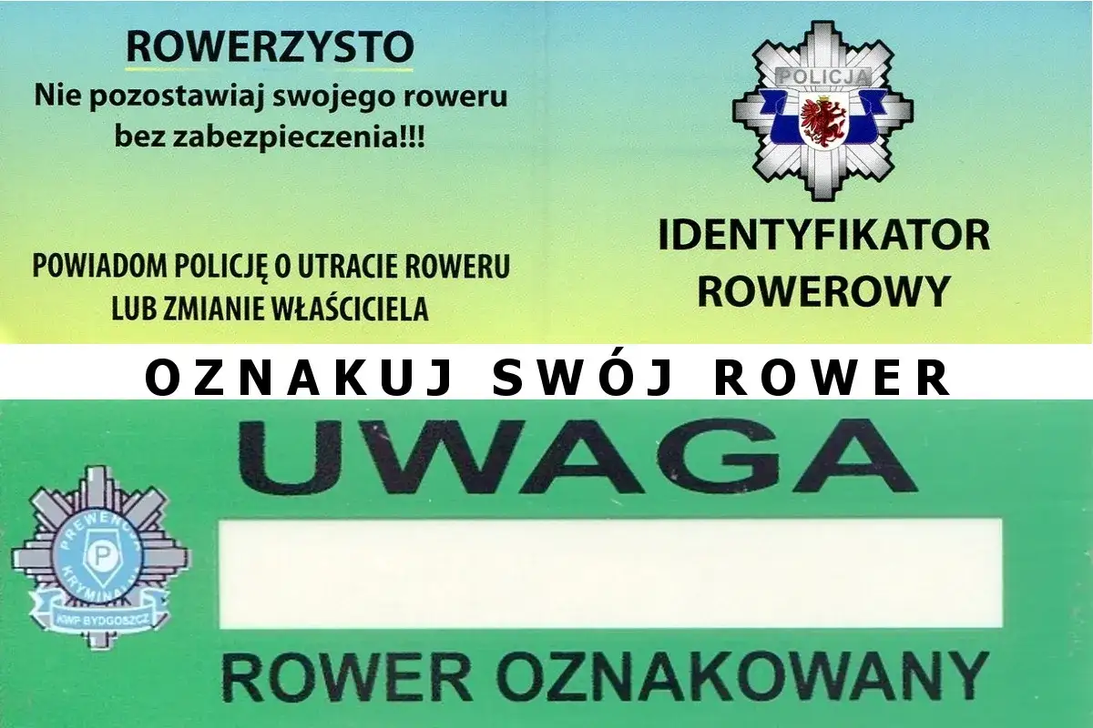 Oznakuj swój rower! Nie zostawiaj go bez zabezpieczenia. Zgłoś kradzież lub zmianę właściciela. Identyfikator rowerowy.