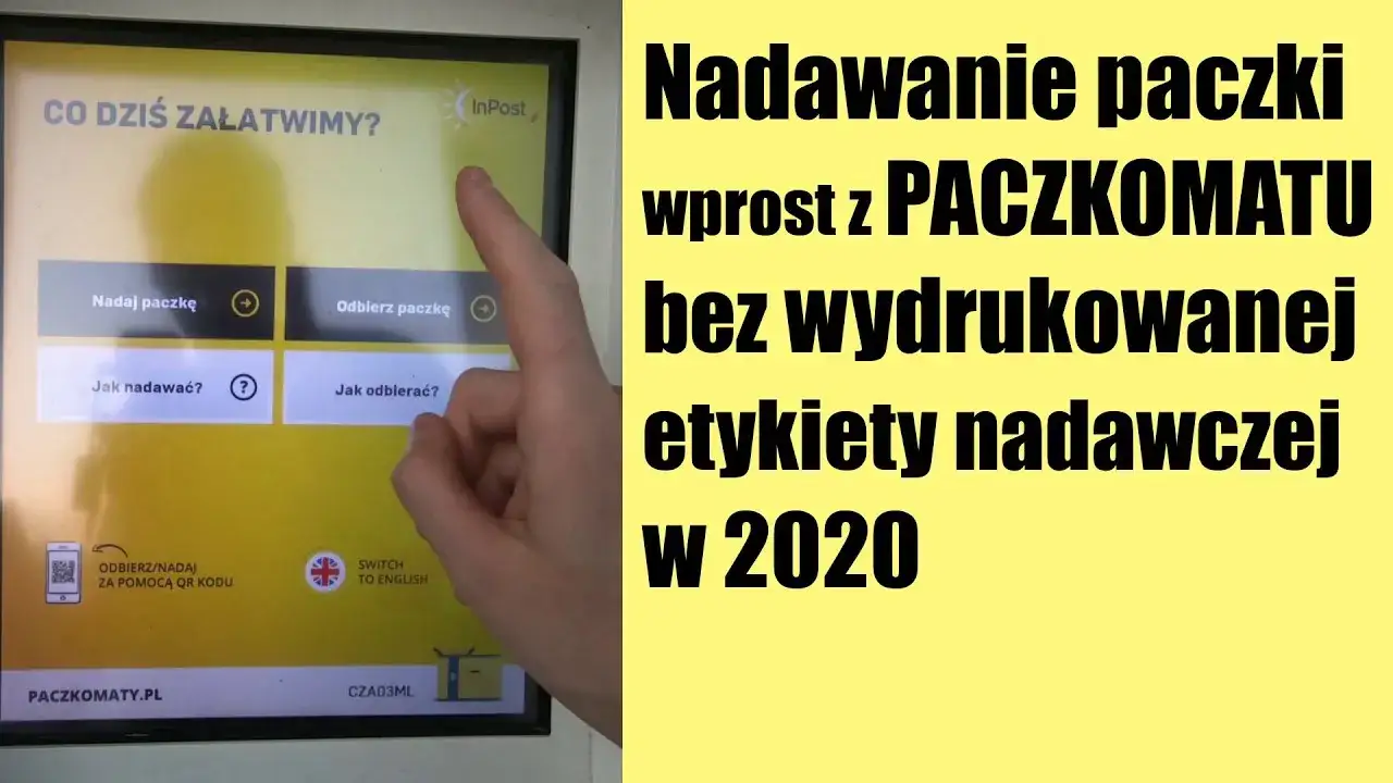 prawidłowo przygotowana paczka InPost z etykietą