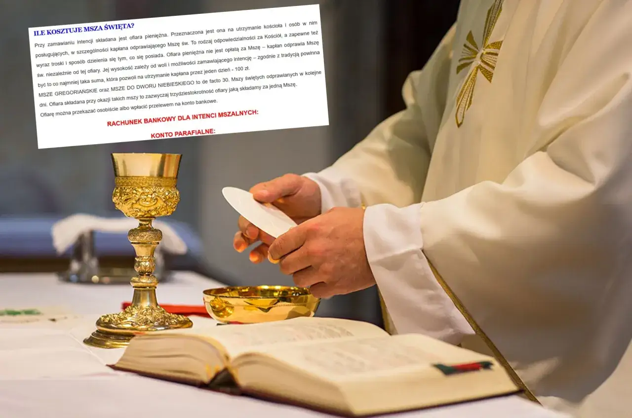 Zdjęcie Ile kosztuje msza w tygodniu? Sprawdź, ile naprawdę zapłacisz