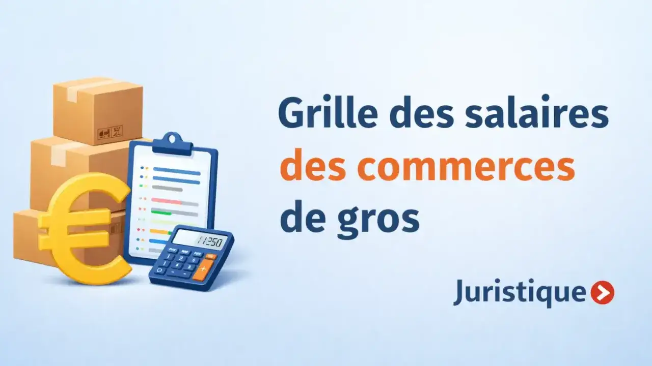 Grille des salaires du commerce de gros : calculs, paquets et symbole euro pour une gestion financi&egrave;re claire.