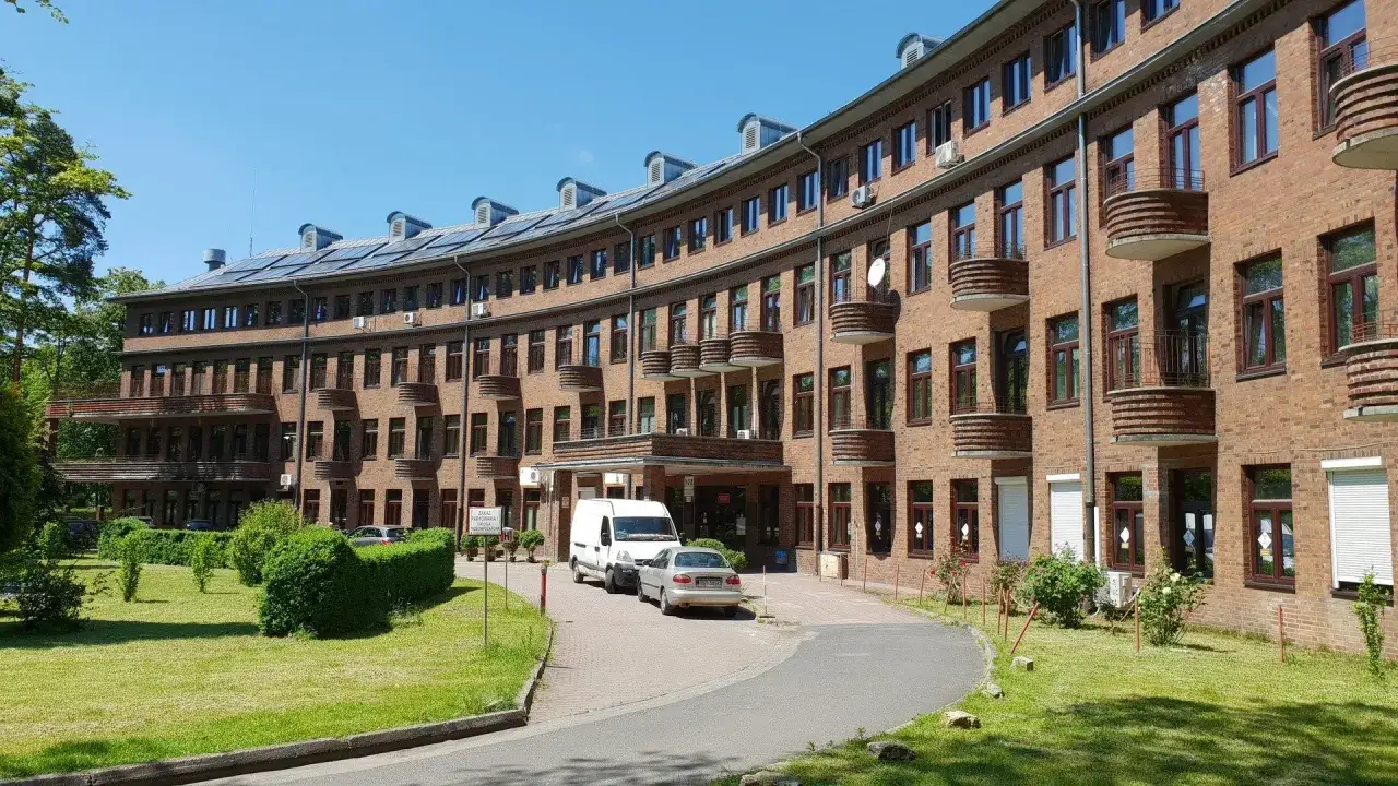 Szpital Powiatowy Strzelce Opolskie wejście główne