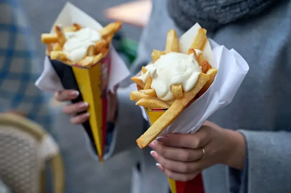 Amerykańscy żołnierze I wojna światowa Belgia frytki