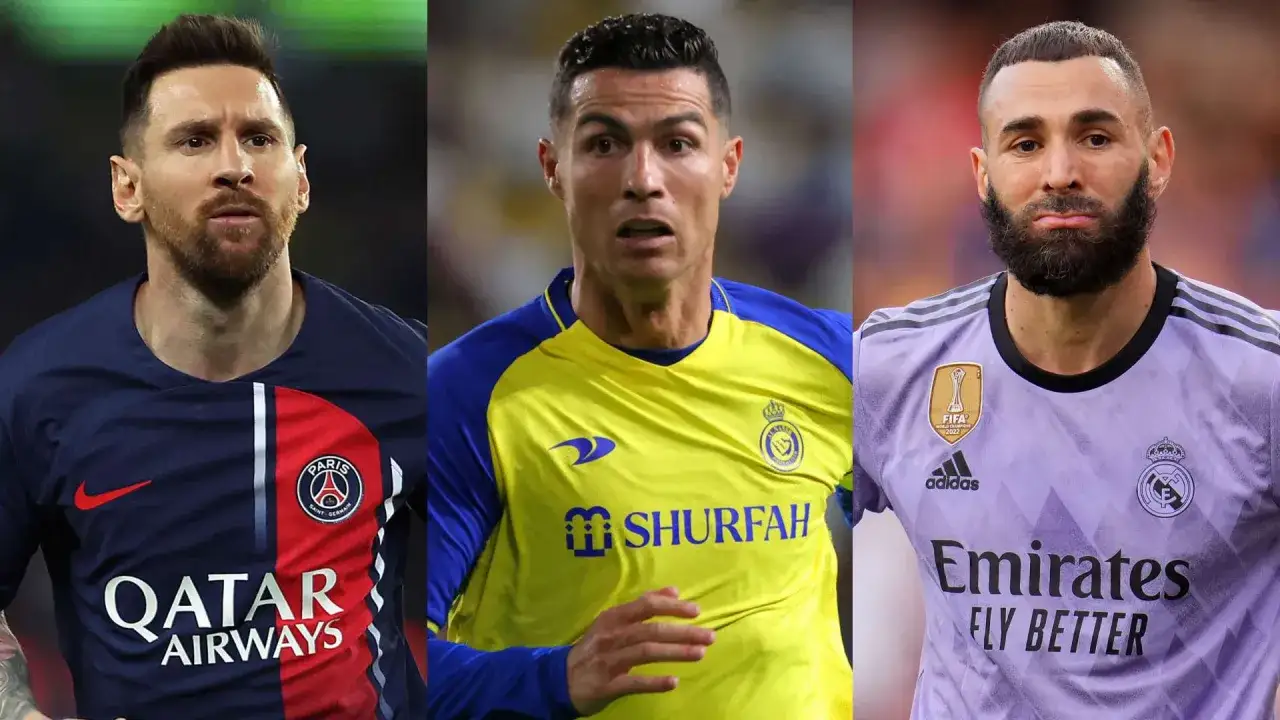 Karim Benzema Cristiano Ronaldo Messi ranking zarobków