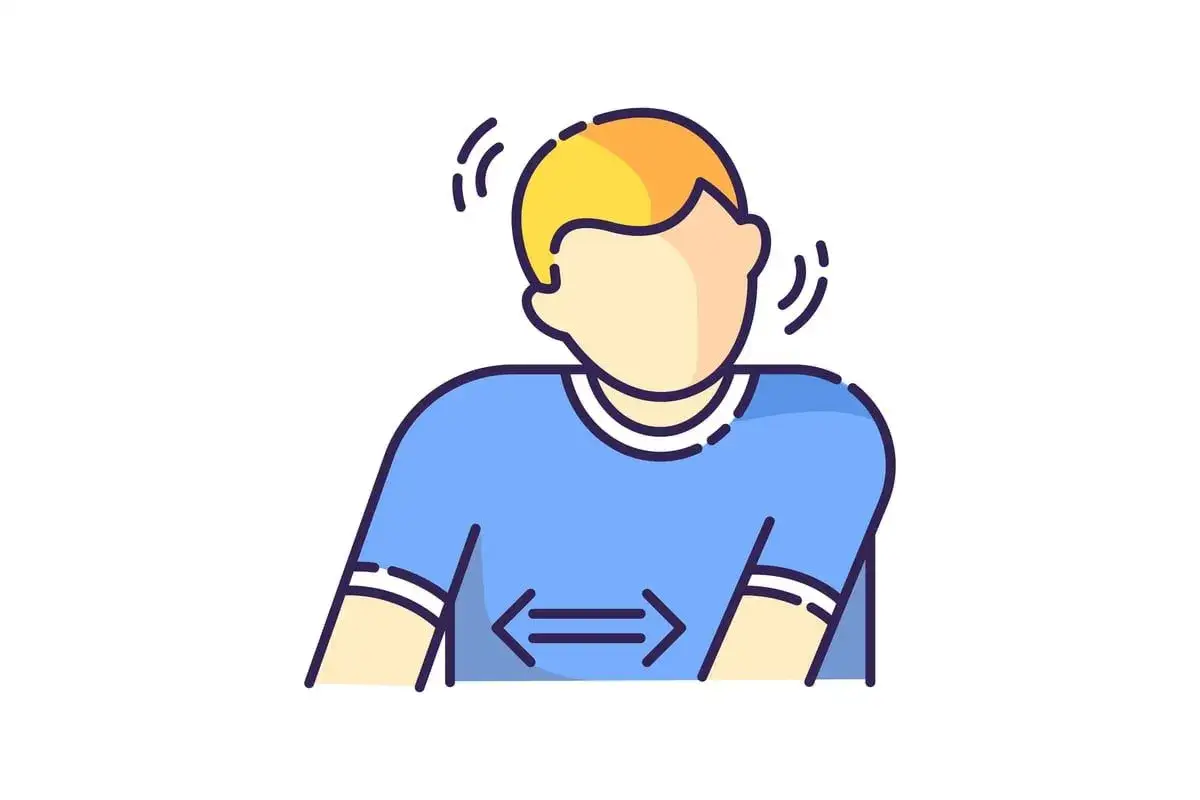 Zesp&oacute;ł Tourette'a - grafika informacyjna, co to jest, objawy