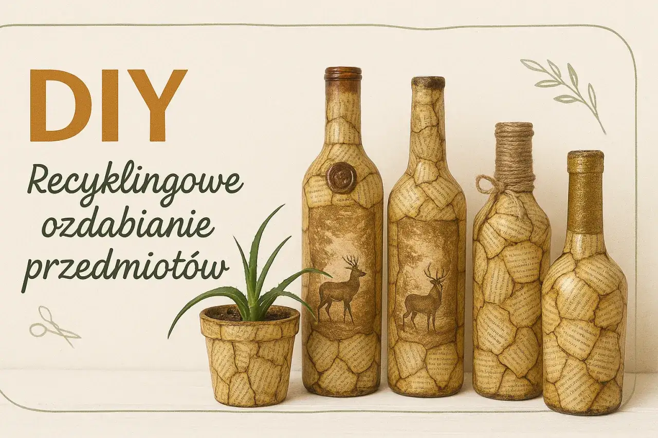 DIY recykling dekoracje do pokoju