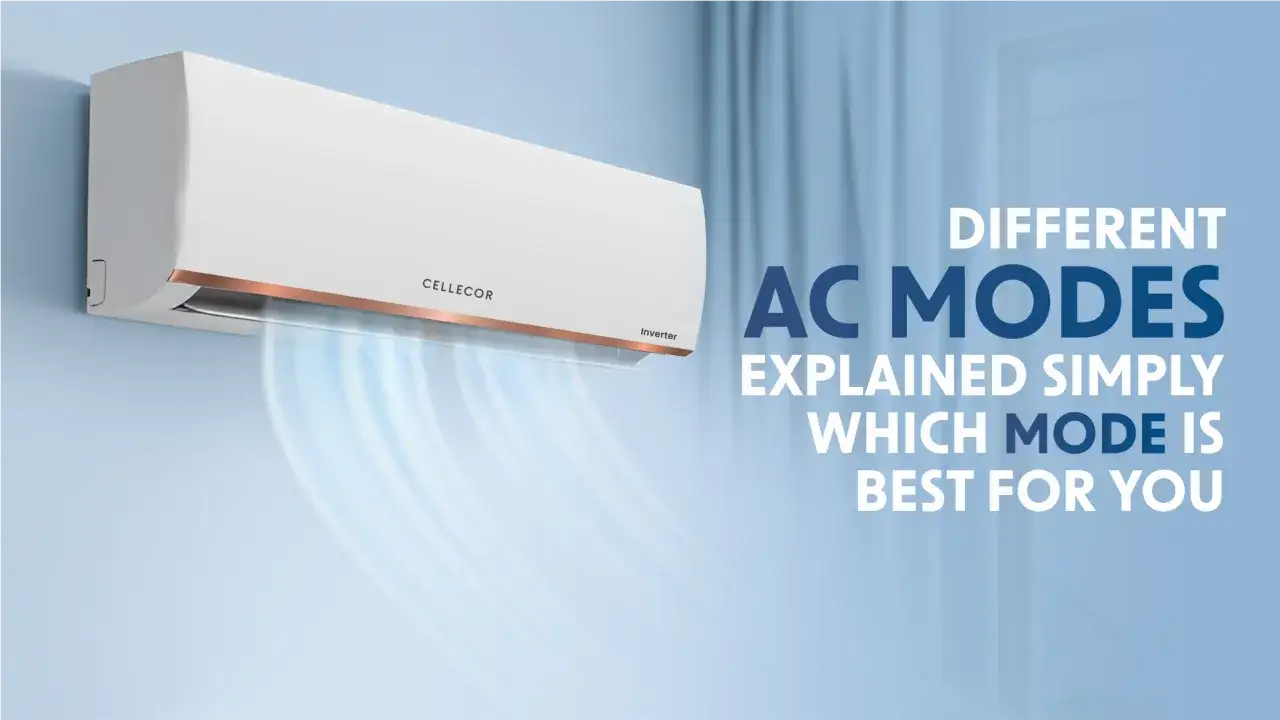 Aire acondicionado moderno con flujo de aire visible. Descubre cómo el boost de tu aire acondicionado puede mejorar tu confort.