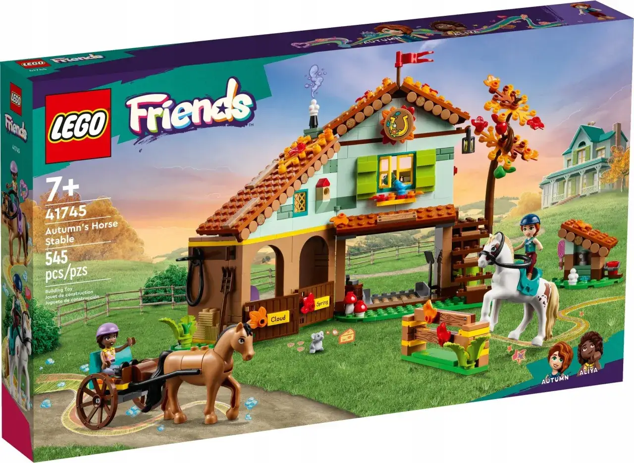 dziecko bawi się klockami LEGO końmi