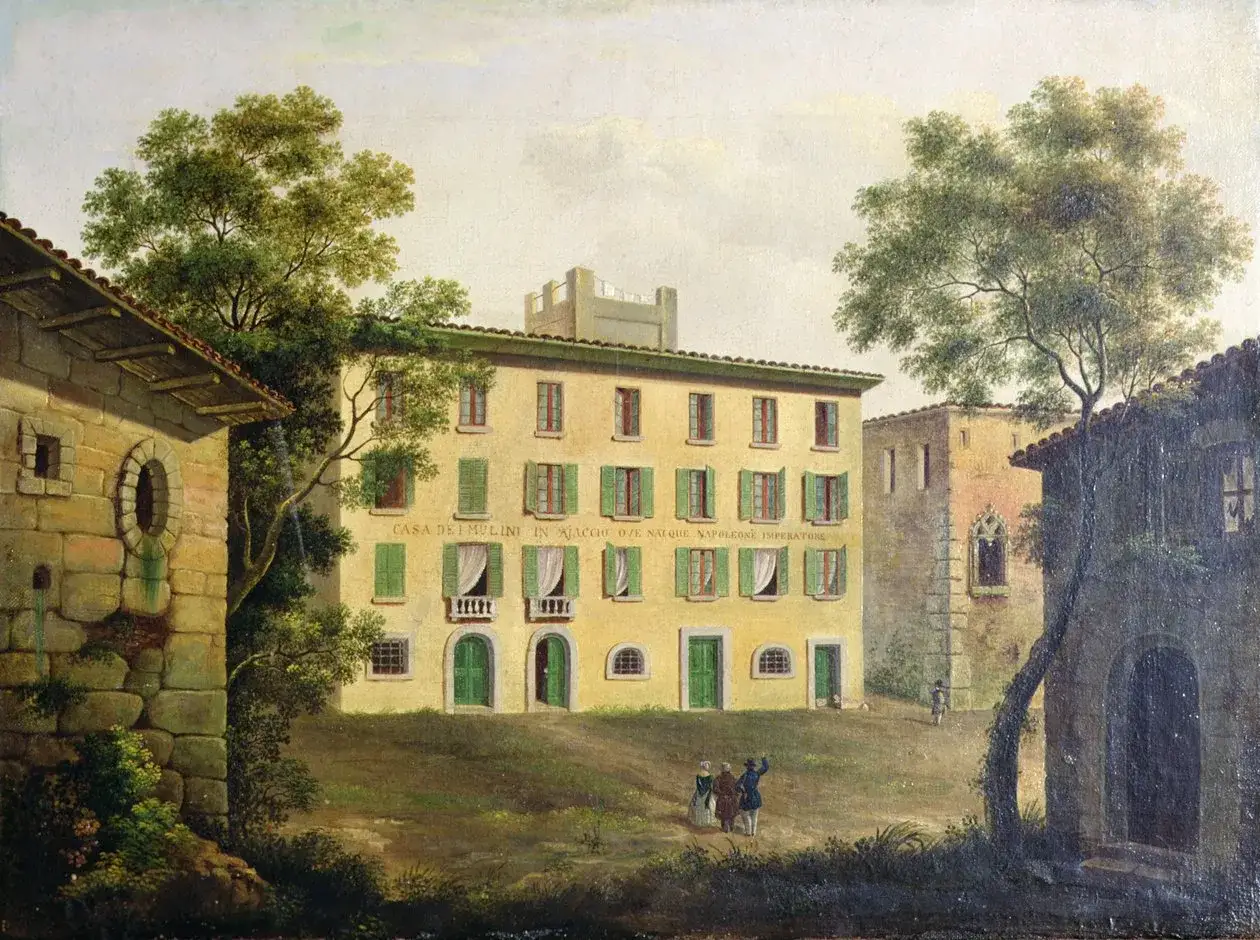 Dom narodzin Napoleona na Korsyce, Casa dei Mulini w Ajaccio, gdzie urodził się Napoleon Bonaparte.