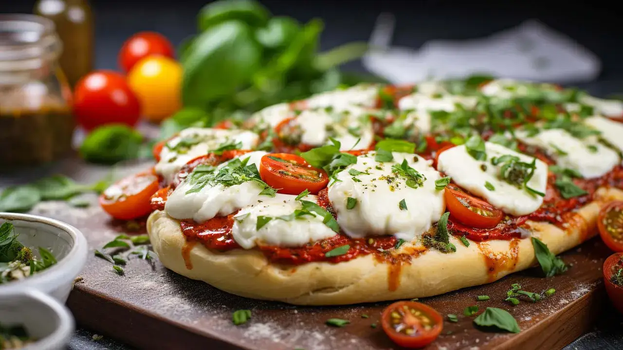 Zdrowa pizza domowa składniki