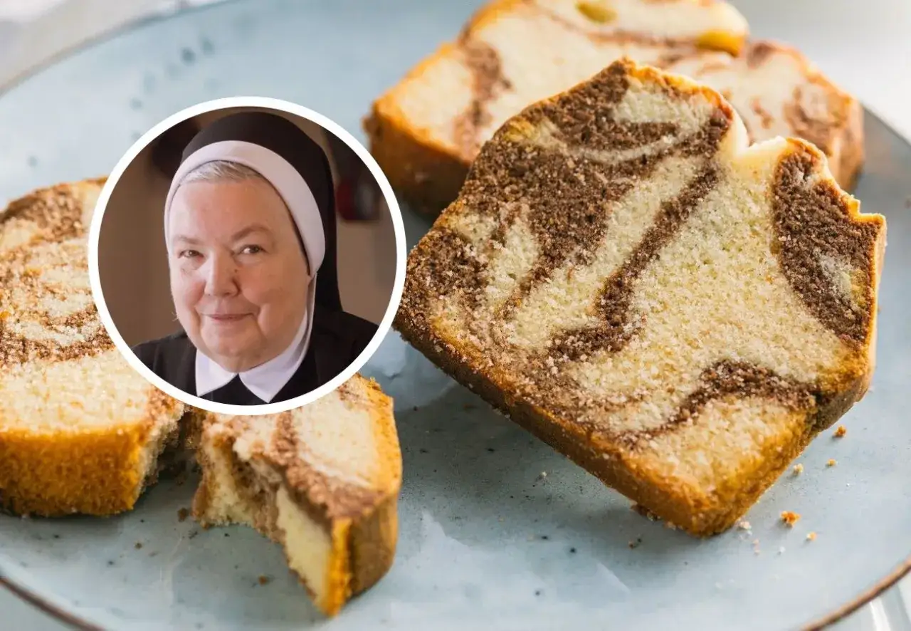 Babka na oleju siostry Anastazji, pyszne ciasto z charakterystycznym marmurkowym wzorem, idealne na każdą okazję.