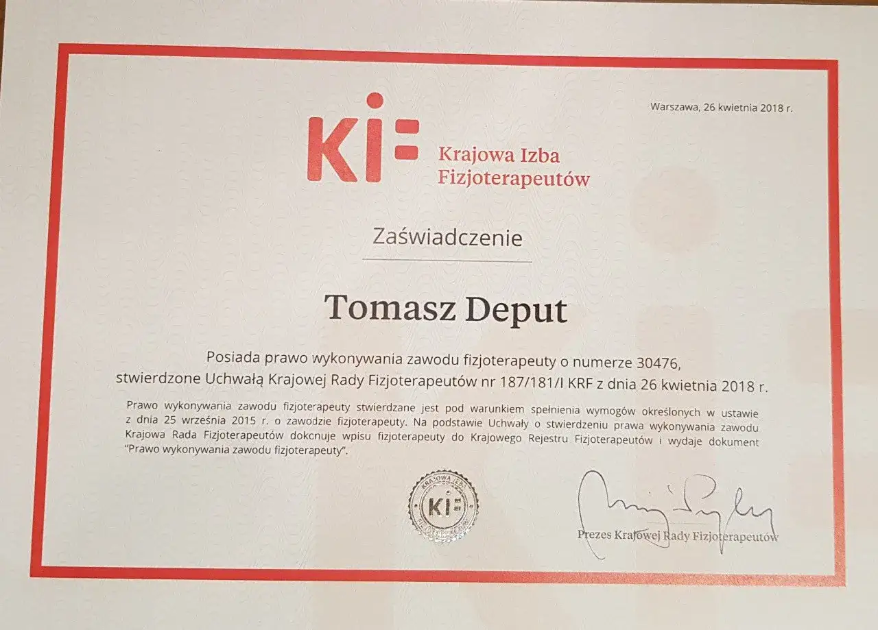 dyplom fizjoterapia vs kurs rehabilitacja