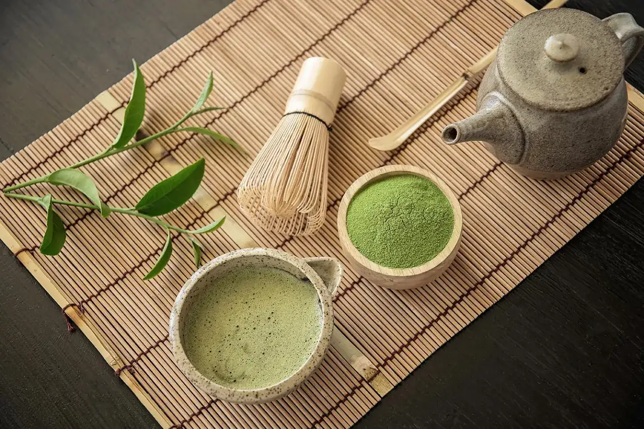 matcha proszek i napar