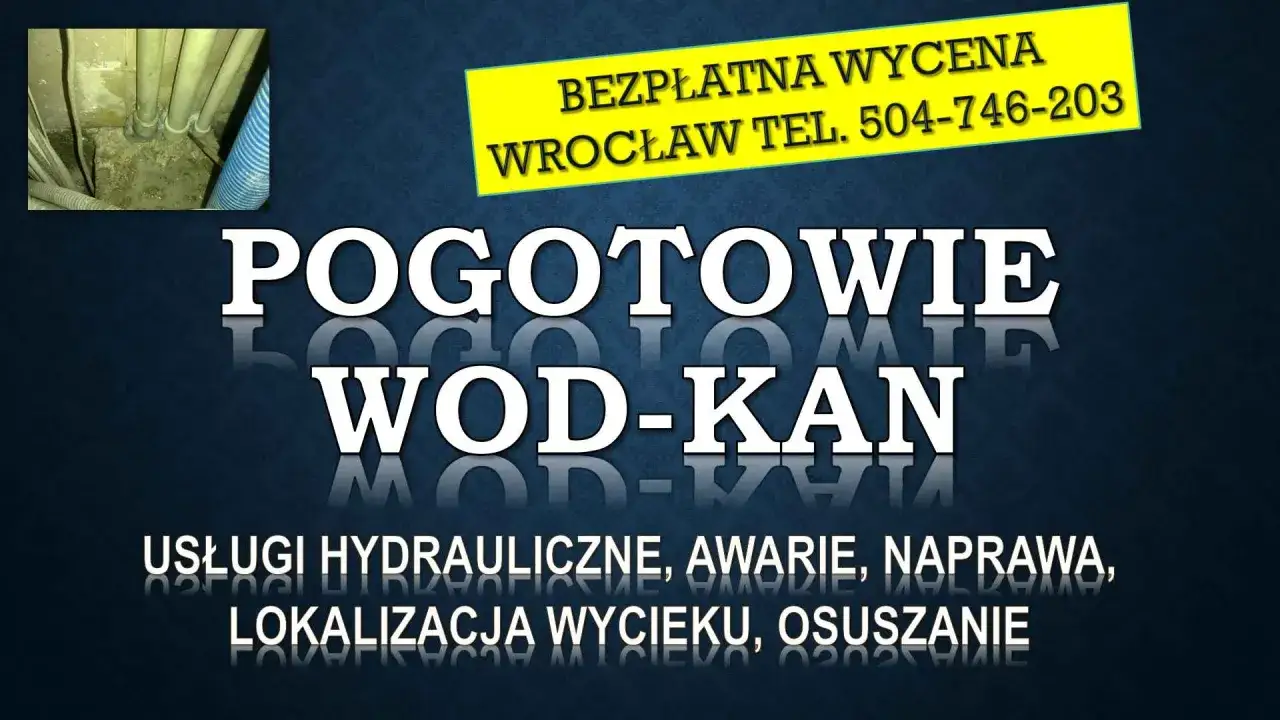 Pogotowie Wod-Kan oferuje usługi hydrauliczne. Dowiedz się, ile kosztuje wizyta hydraulika, dzwoniąc pod numer 504-746-203. Bezpłatna wycena!