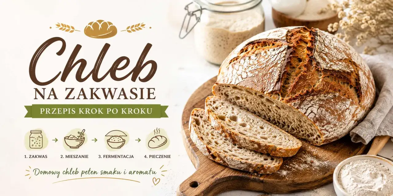 Chleb na zakwasie, z czego jest zrobiony? Proces od zakwasu po pieczenie. Domowy chleb pełen smaku i aromatu.