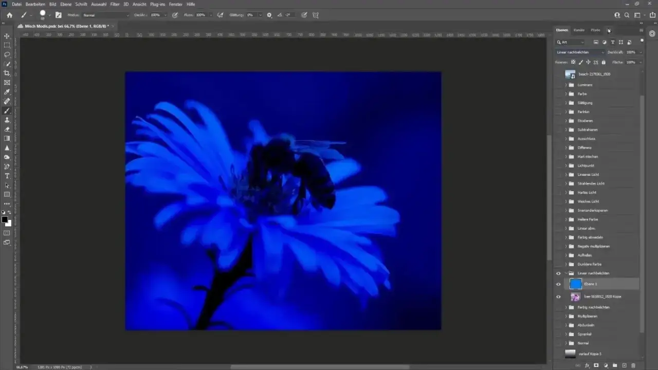 Photoshop nieniszcząca zmiana koloru warstwy dopasowania