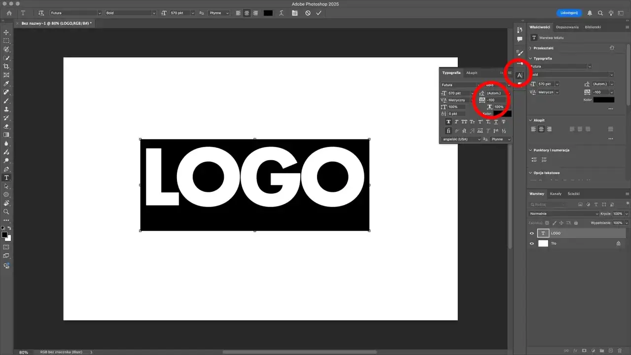 Tworzenie logo w Photoshopie krok po kroku