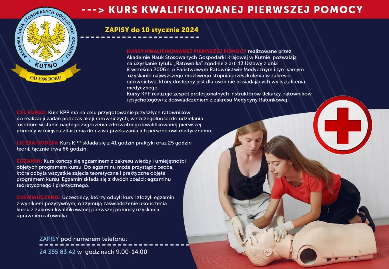 kurs kwalifikowanej pierwszej pomocy KPP