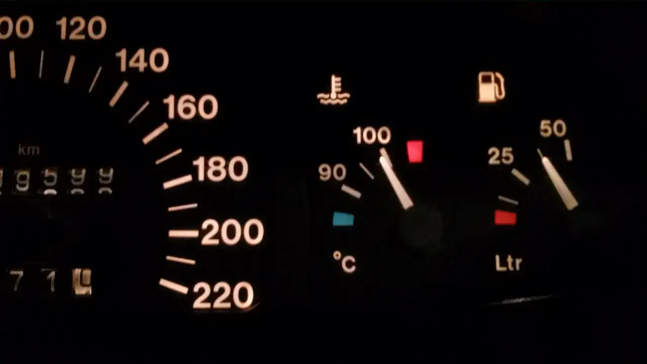 Opel Astra G przegrzewający się silnik wskaźnik temperatury