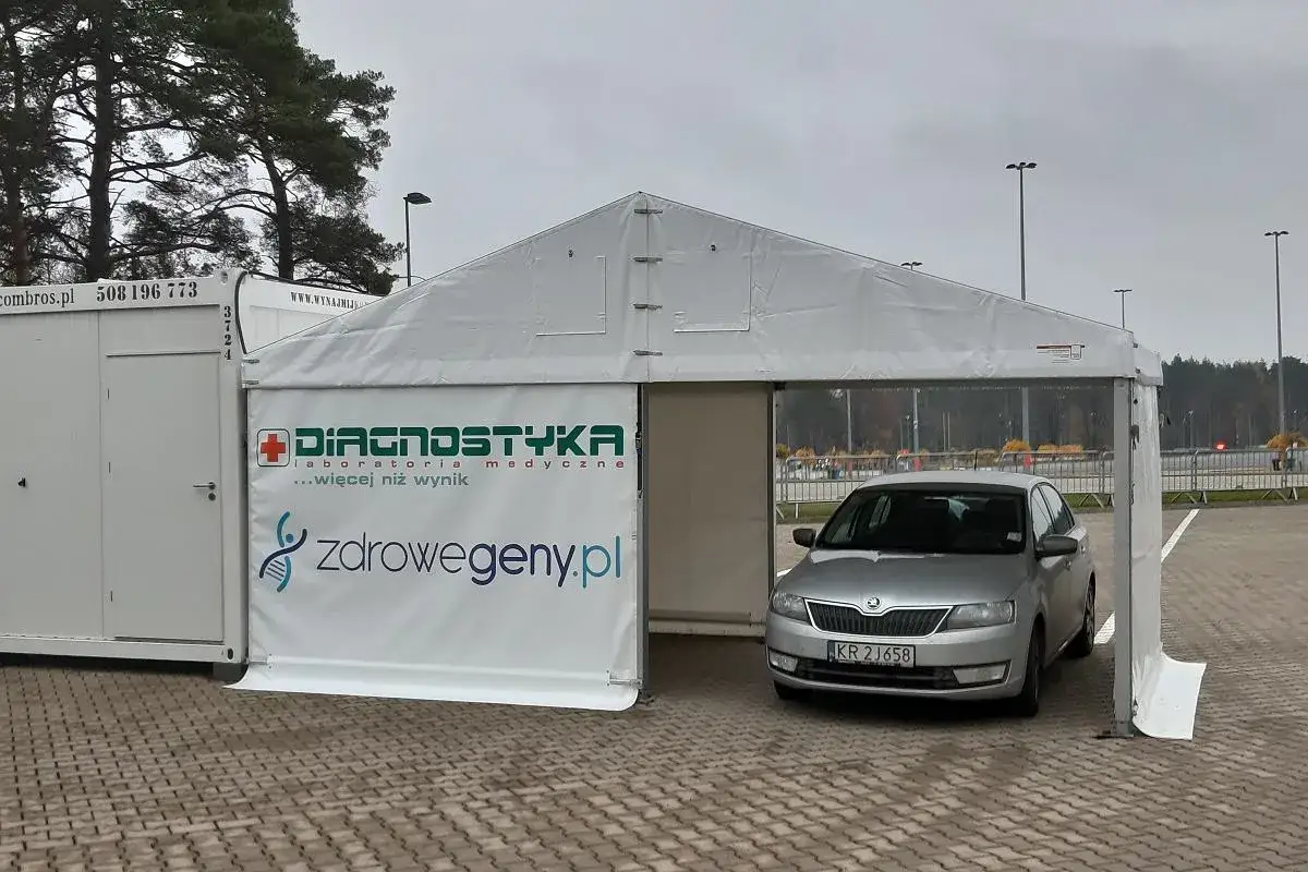 Mobilny punkt pobrań COVID