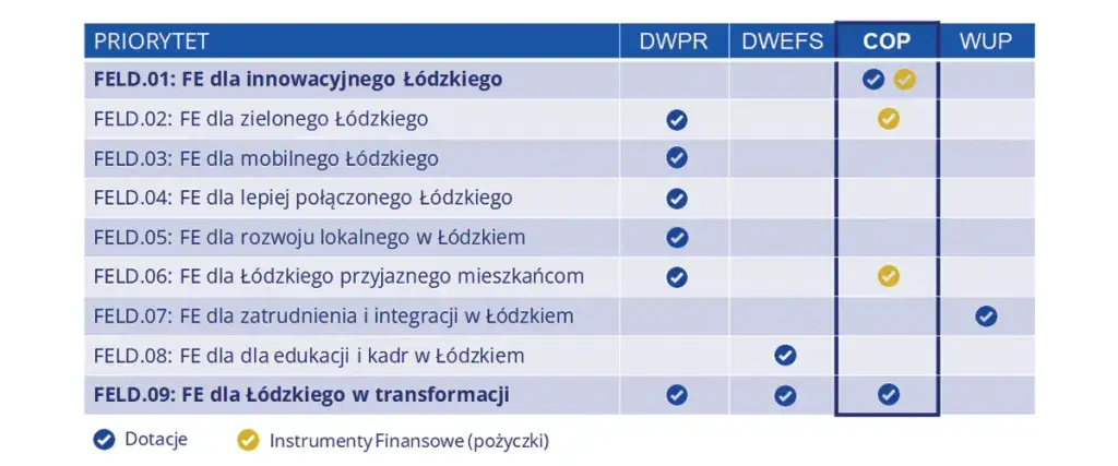rodzaje dofinansowań na firmę w Polsce