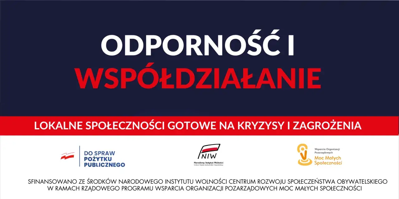 Lokalne społeczności gotowe na kryzysy i zagrożenia. Odporność i współdziałanie to klucz do przetrwania.