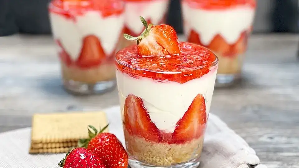 Erdbeer Dessert im Glas verschiedene Rezepte