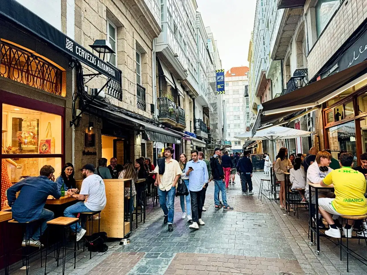 Ambiente de tapeo en A Coruña