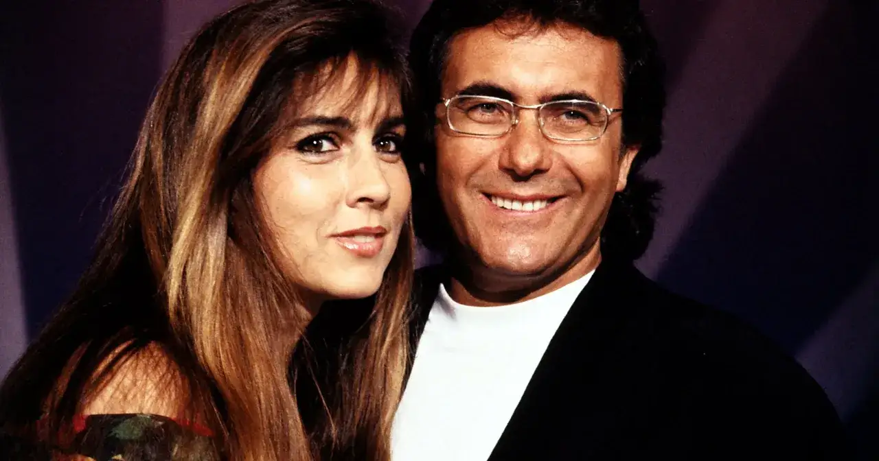 Al Bano i Romina Power, duet znany z wielu hitów, uśmiecha się do obiektywu.