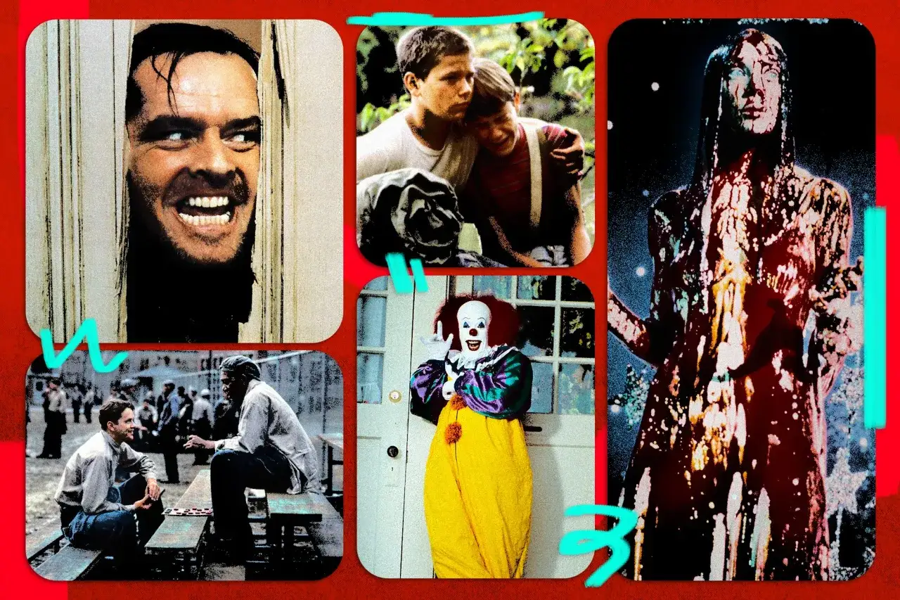 En hyllning till filmer med Stephen King: Jack Nicholson i The Shining, barnen från It, Pennywise, och scener från The Shawshank Redemption och Carrie.