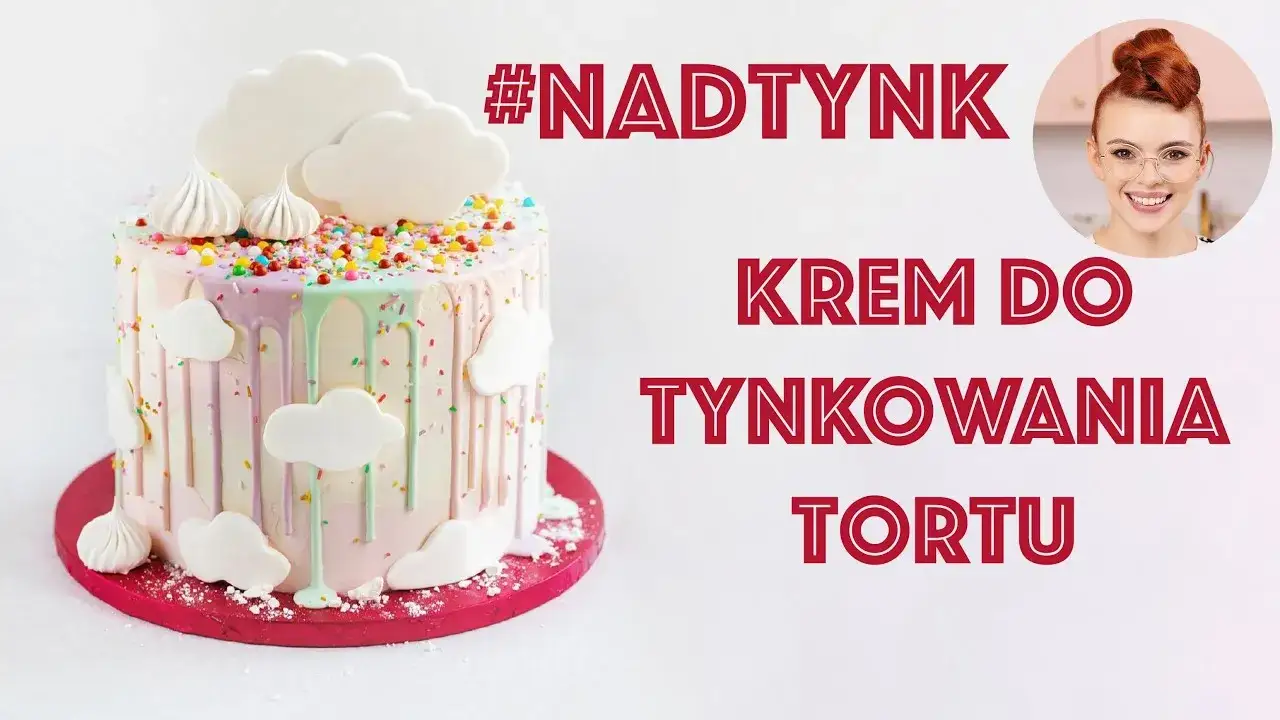 tynkowanie tortu na ostry kant kremem maślanym