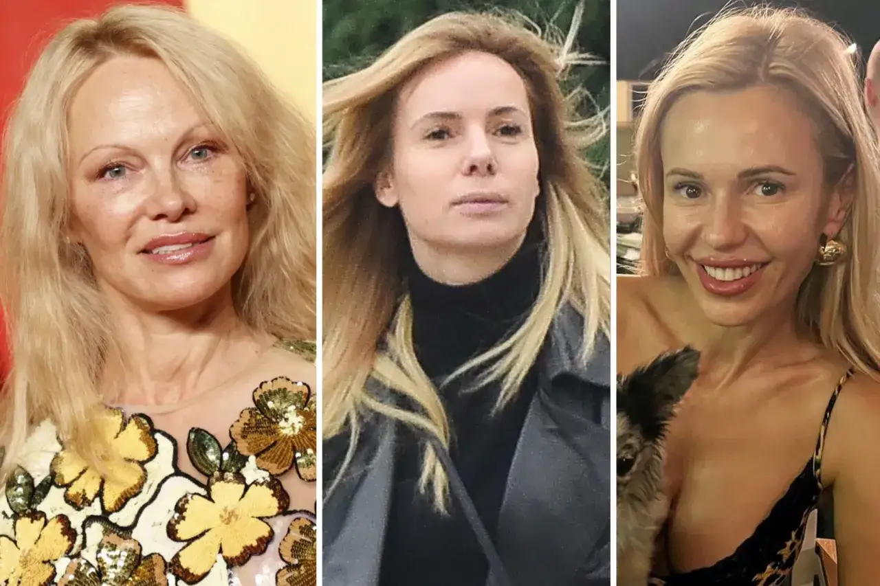 Trzy kobiety, w tym Pamela Anderson, prezentują naturalne piękno. Te gwiazdy bez makijażu pokazują swoją autentyczność.