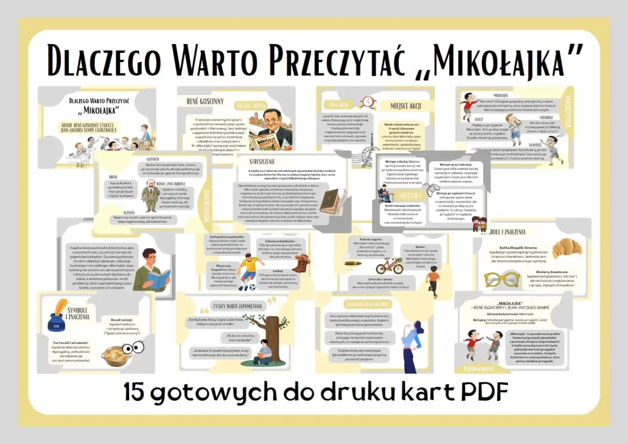 Mikołajek streszczenie krótkie: francuski scenarzysta i pisarz René Goscinny stworzył kultową postać Mikołajka, która bawi kolejne pokolenia.