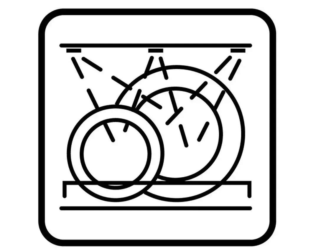 Symbole na patelniach do zmywarki