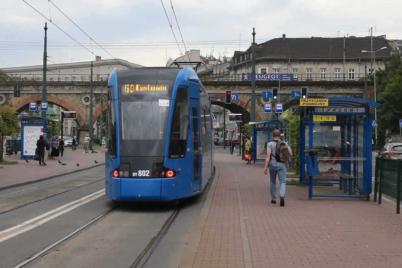 Przystanek tramwajowy Osiedle Złotego Wieku MPK Kraków