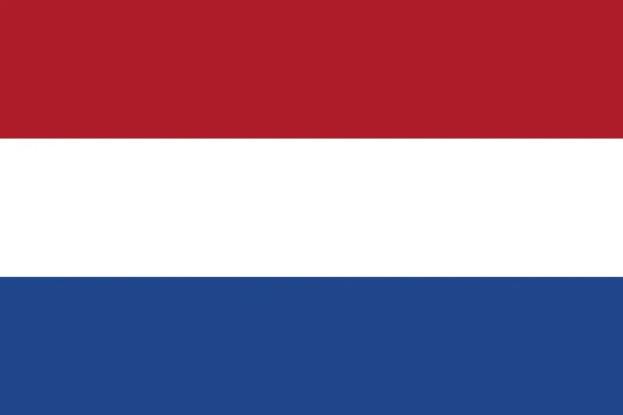 Drapeau des Pays-Bas, parfait pour annoncer les vacances scolaires aux Pays-Bas.
