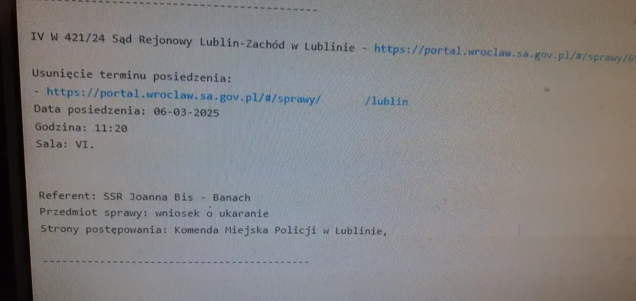 Symbol sprawiedliwości w sądzie