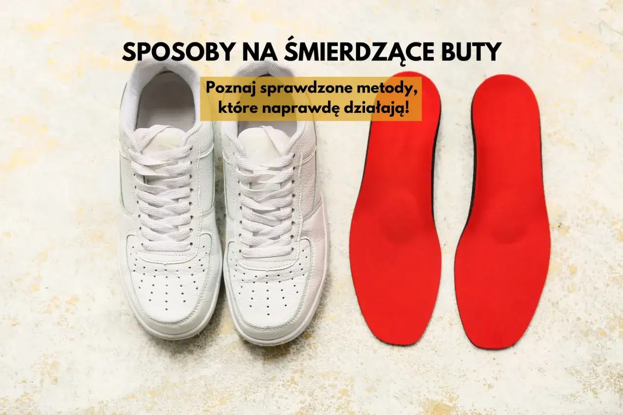 Białe sneakersy i czerwone wkładki. Poznaj sprawdzone domowe sposoby na śmierdzące buty, które naprawdę działają!