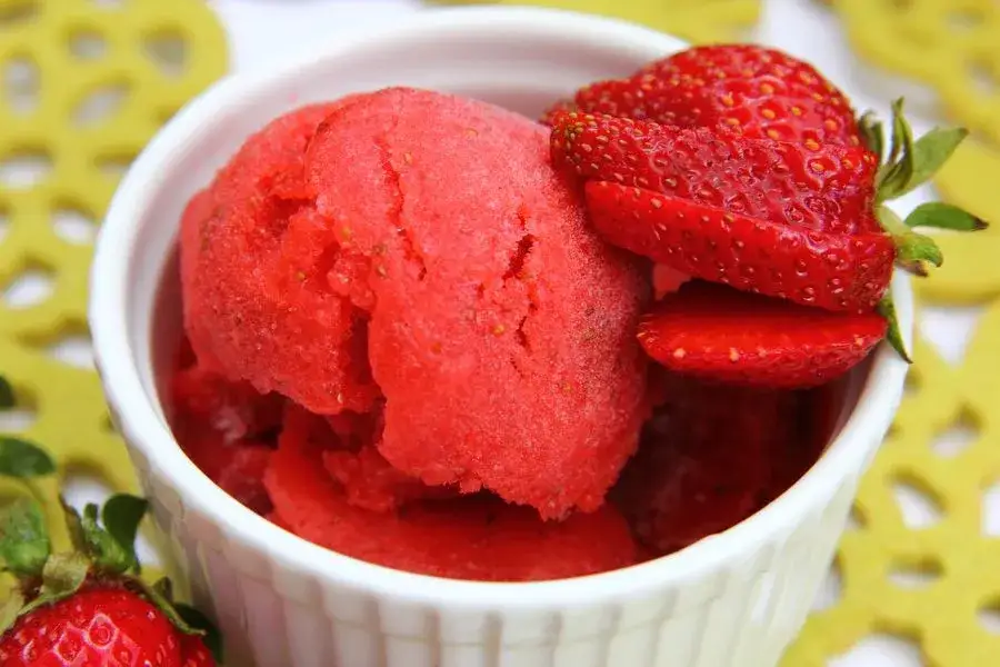 domowe lody sorbet owocowy