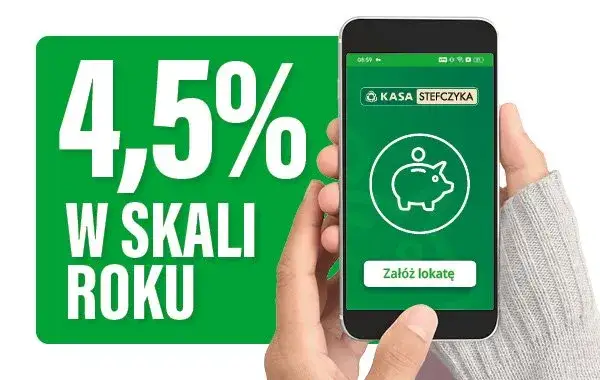 logo Kasa Stefczyka na tle dokumentów kredytowych
