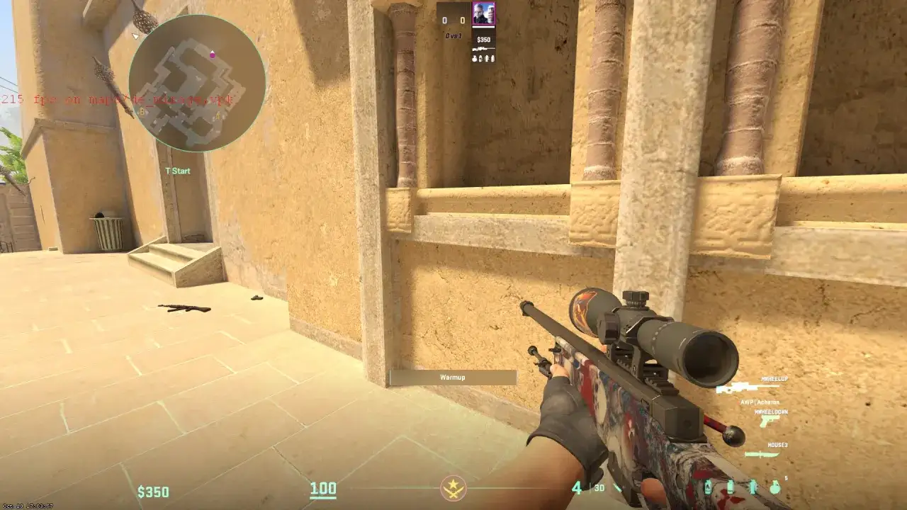 CS2 AWP niewidoczny celownik