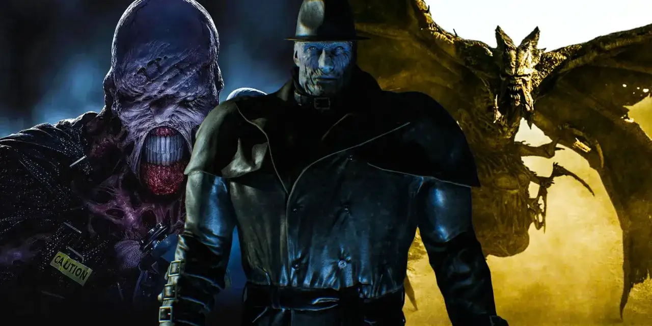 Trzy potwory z gry Resident Evil: Nemesis, Mr. X i latający stw&oacute;r, zapowiadają nowy horror.