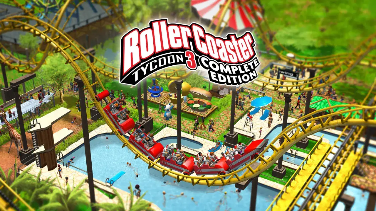 Zbuduj park rozrywki w RollerCoaster Tycoon 3 Complete Edition, jednej z najlepszych gier ekonomicznych pc.