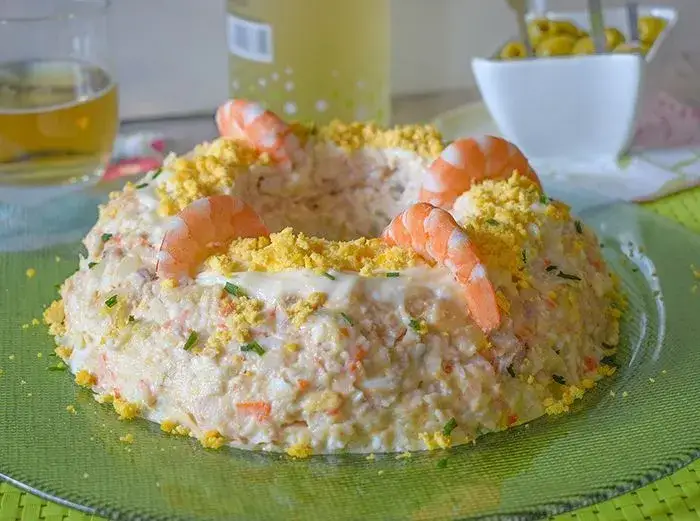 Zdjęcie Ensalada de Bocas de Mar y Gambas: El Secreto para una Receta 10