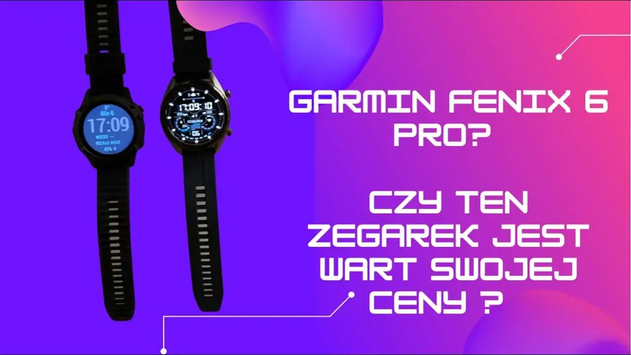 Zdjęcie Garmin Fenix 6 porównanie z Fenix 6 Pro i