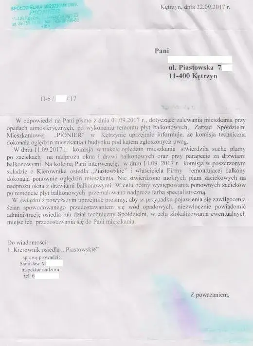 Zdjęcie Jak napisać pismo do spółdzielni mieszkaniowej w sprawie grzyba i uniknąć problemów