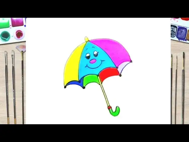 Zdjęcie Jak narysować parasol w prosty sposób – krok po kroku z ilustracjami