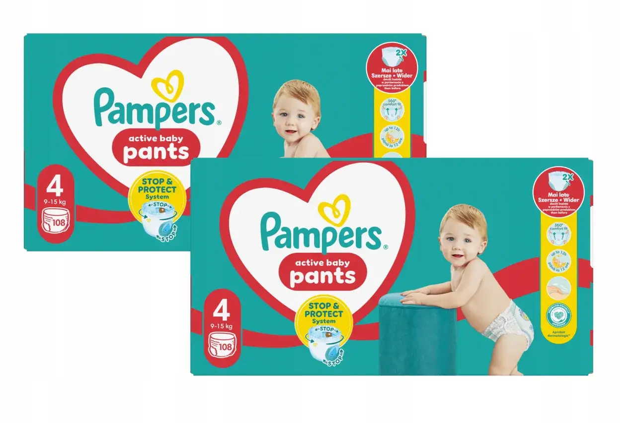 Zdjęcie Pieluchomajtki Pampers: Pasek z tyłu i jego ważna rola w higienie