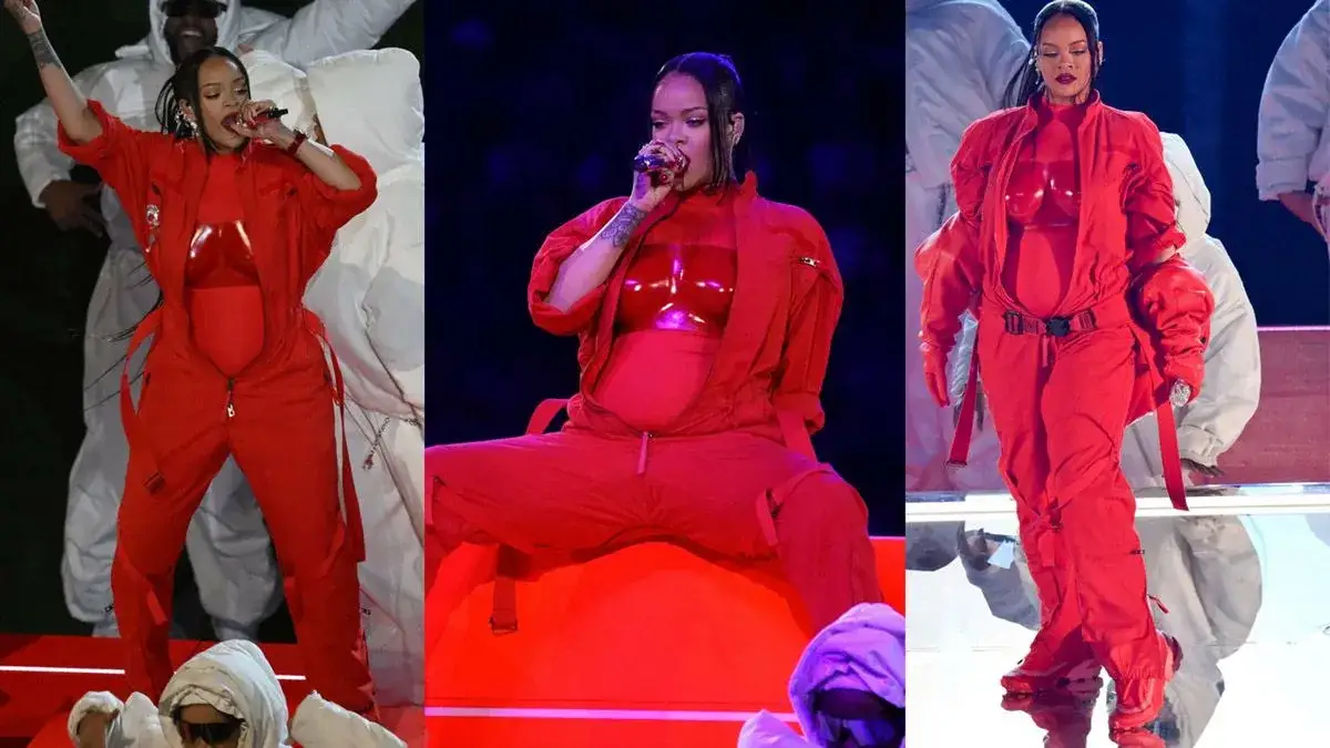 Zdjęcie Rihanna wyjawiła niespodziewaną ciążę na finale Super Bowl. Teraz zdradza, że To nie było planowane