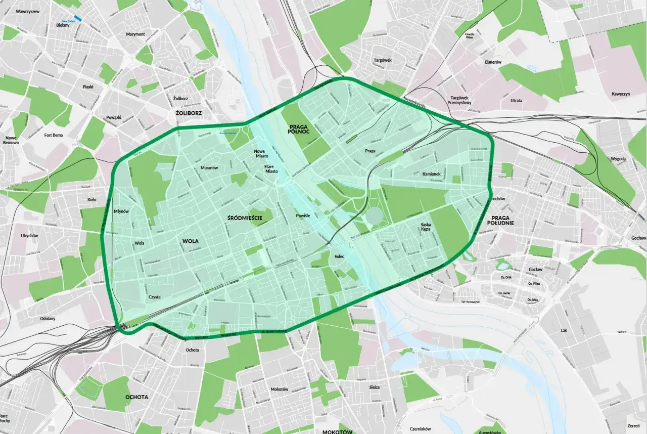 Zdjęcie Strefa czystego transportu Warszawa – jakie samochody mogą wjechać?